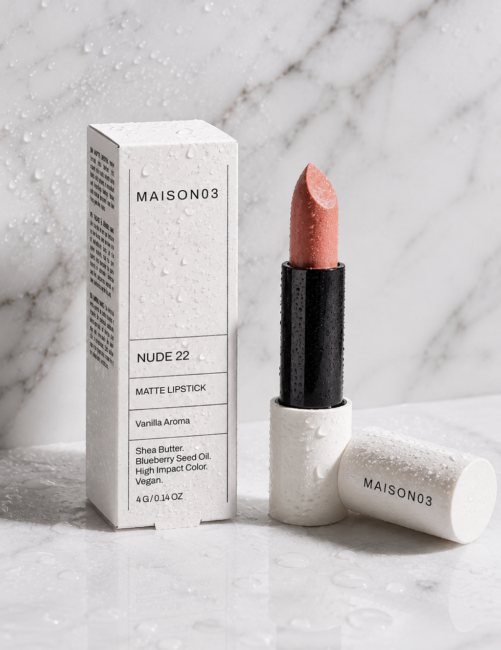 NUDE 22 Matte Vanille Lipstick